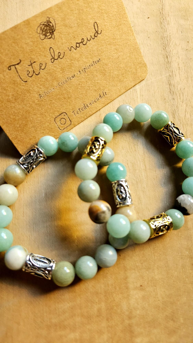 Bracelet pierre naturelle Agathe indienne