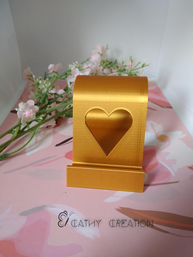 Support téléphone réalisé en impression 3D 