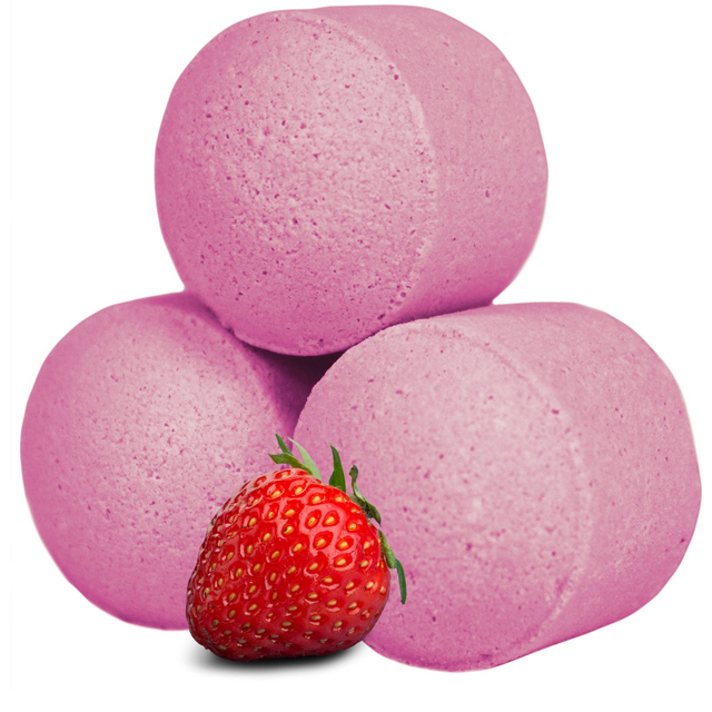Mini boule de bain Parfum Fraise