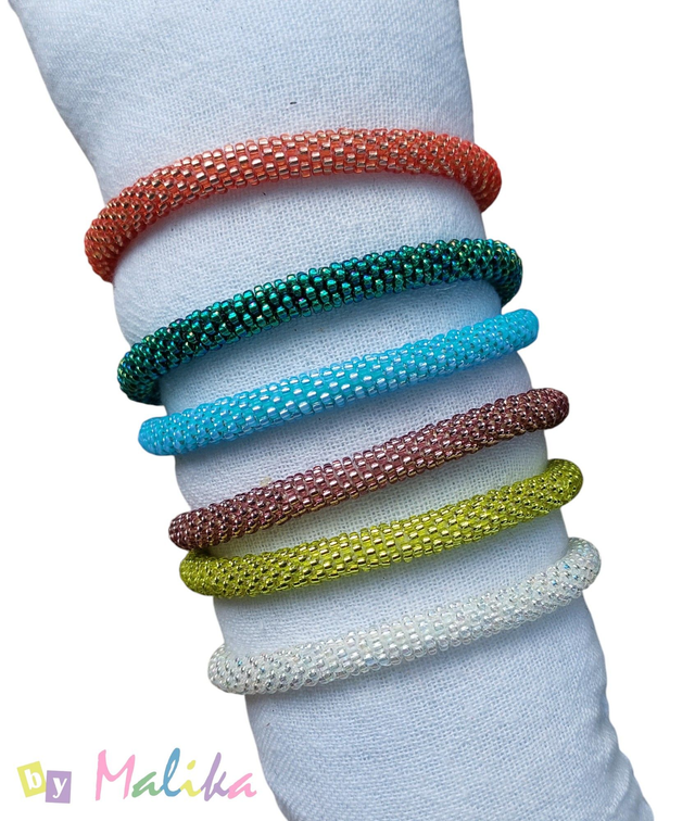 Bracelet Spirale crochet - Uni