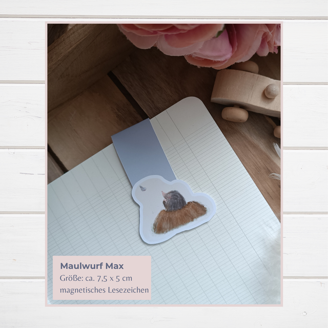 Lesezeichen "Maulwurf Max" (ArtNr. L0025)