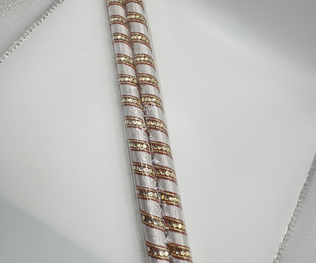 Dandiya sticks white