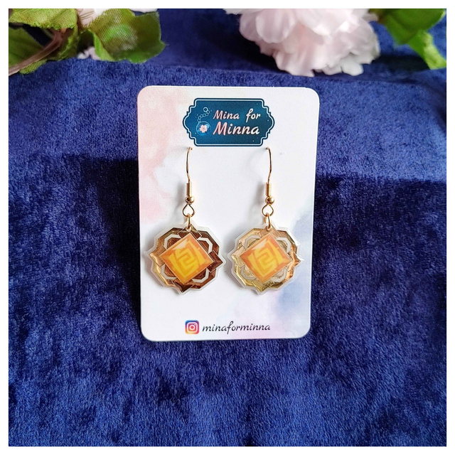 Geo Vision Ohrringe | Genshin Impact