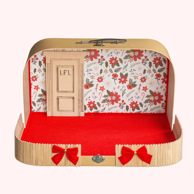 Grande Valise Magique – Valise seule - Fleurs