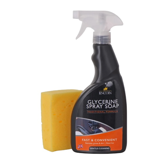 Lincoln Glycerine Spray Soap &amp; Sponge 500ml