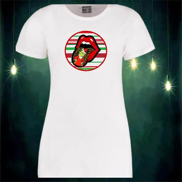 Christmas Grinch Tongue T Shirt