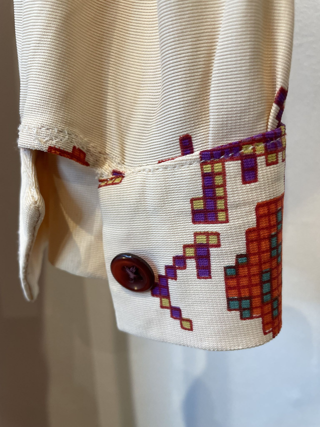 1970s cowl neck dress