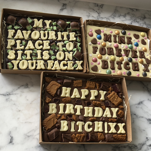 Personalised Chocolate Slabs
