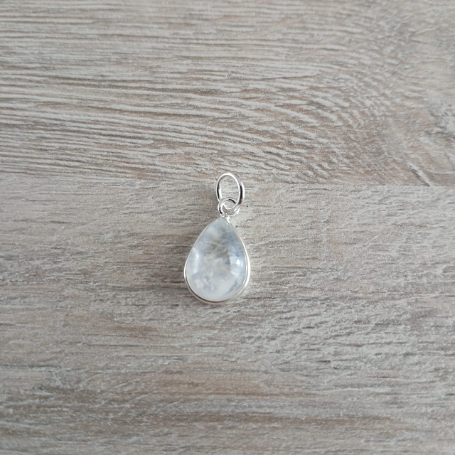 Dames hanger Maansteen - 925 zilver (9.018)