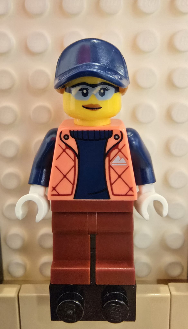 LEGO cty1632 Skifahrerin Minifigur