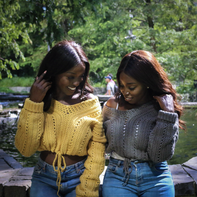 Handcrafted Crochet Drawstring Jumper