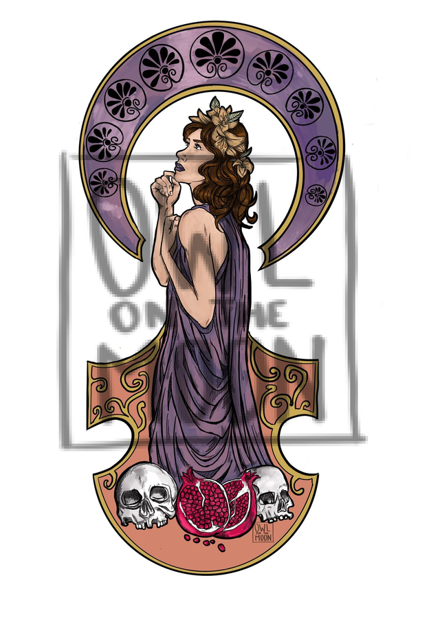 Déesse Art Nouveau « Persephone »