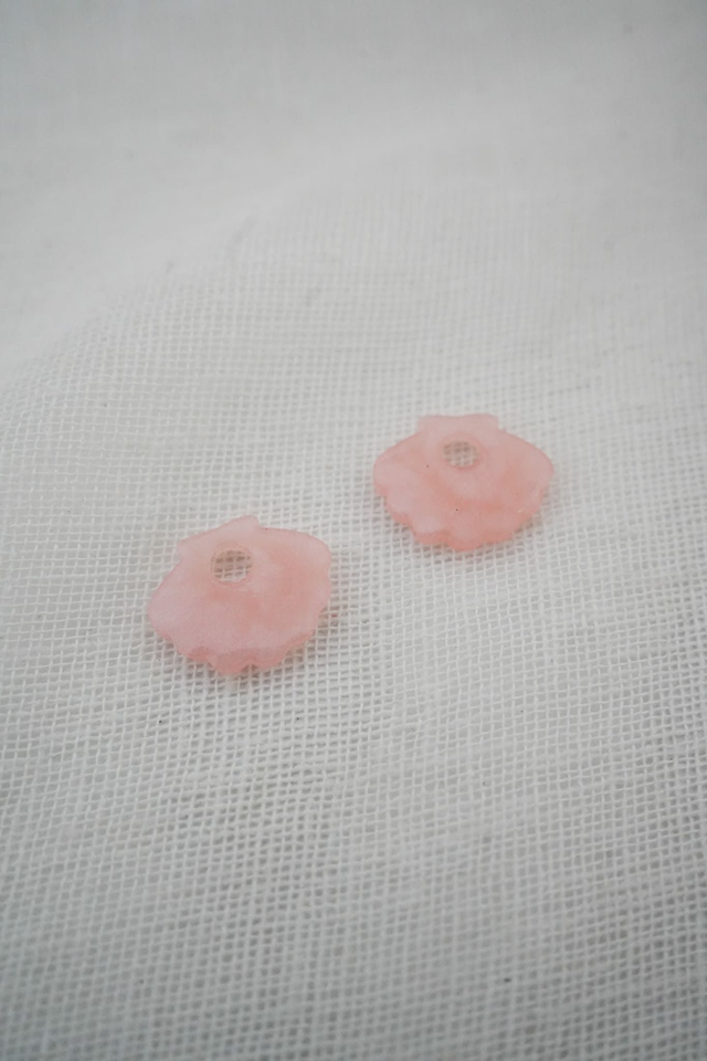 Petites pampilles coquillages roses claires 