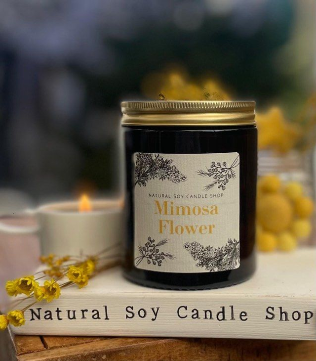 Mimosa Flower Soy Candle