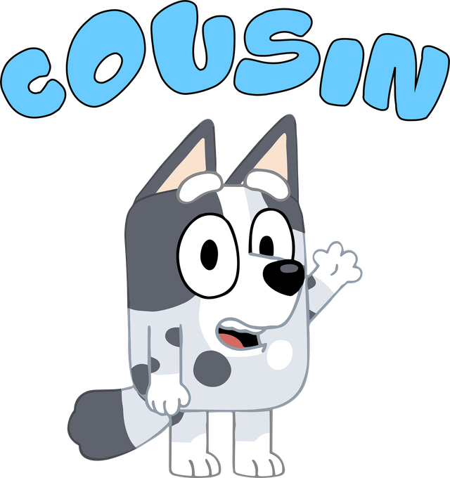 Bluey Cousin 2 DTF