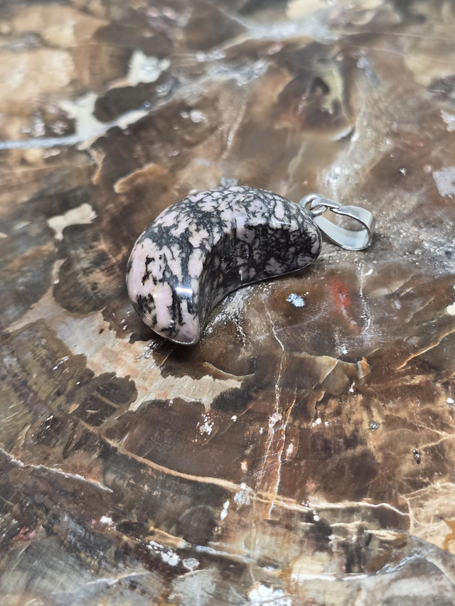 Pendentif Rhodonite