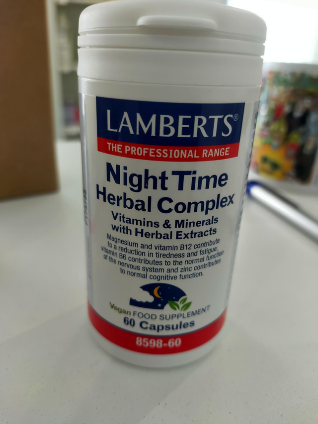  Night Time Herbal Complex  60 Capsules 8598-60