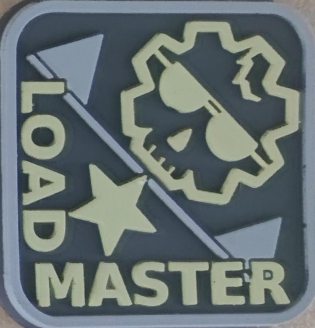 Patch Carré "Loadmaster" Gomme