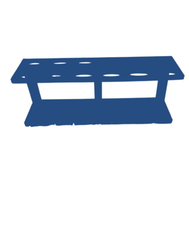 Dark Blue blending brush holder stand 