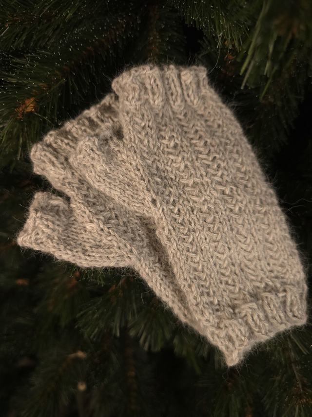 Mitaines fantaisie (gris)