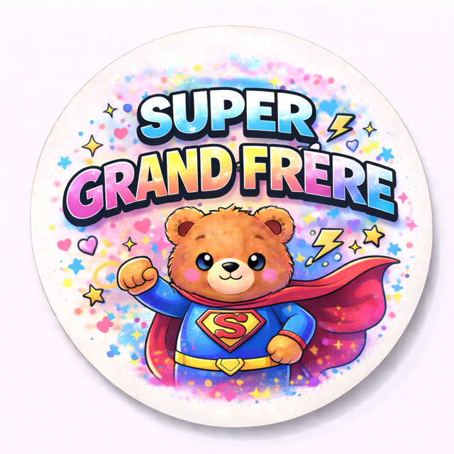 Badge super grand frère 