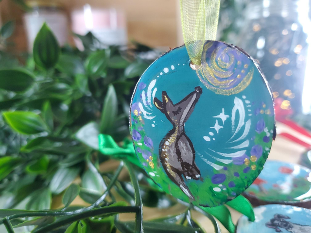 "Little Fox Guy" Wood Slice