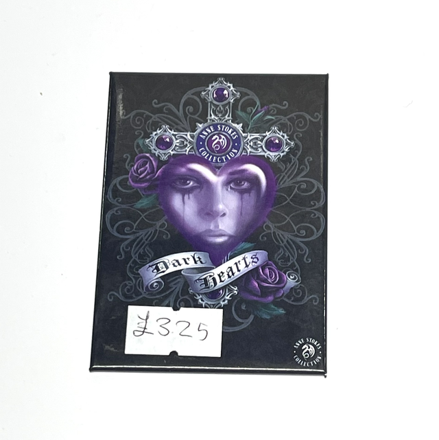 Anne Stokes Fridge Magnet - Dark Hearts 
