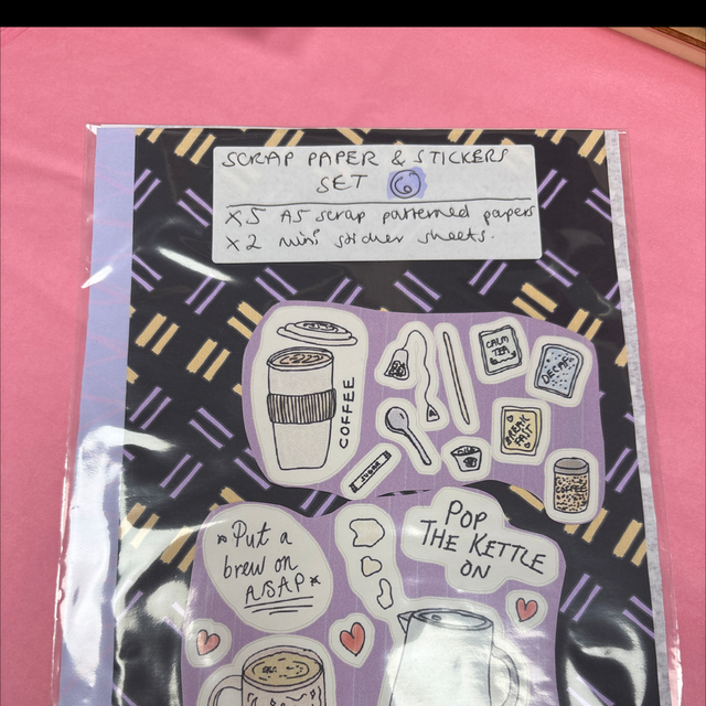 Amelia Paveley scrap paper and sticker set 