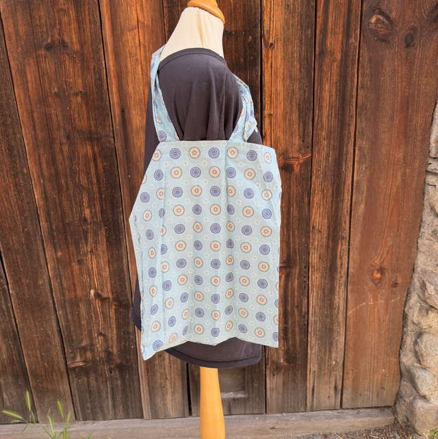 Tote bag cercle bleu