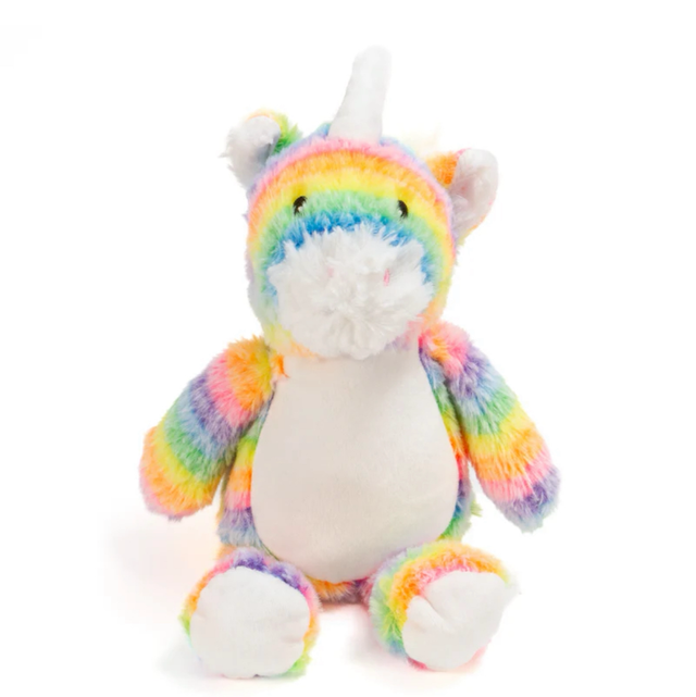 Personalised Plush Unicorn - Rainbow