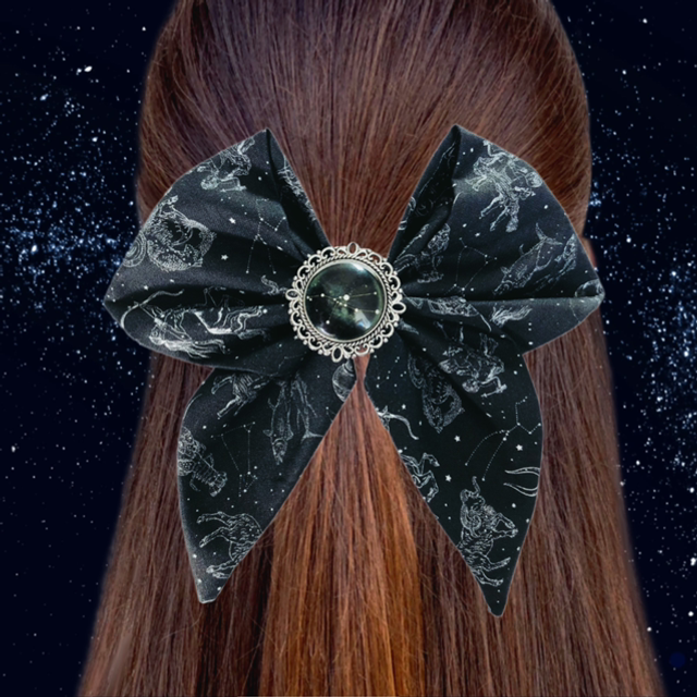 Barrette à cheveux - Signe astro à personnaliser 