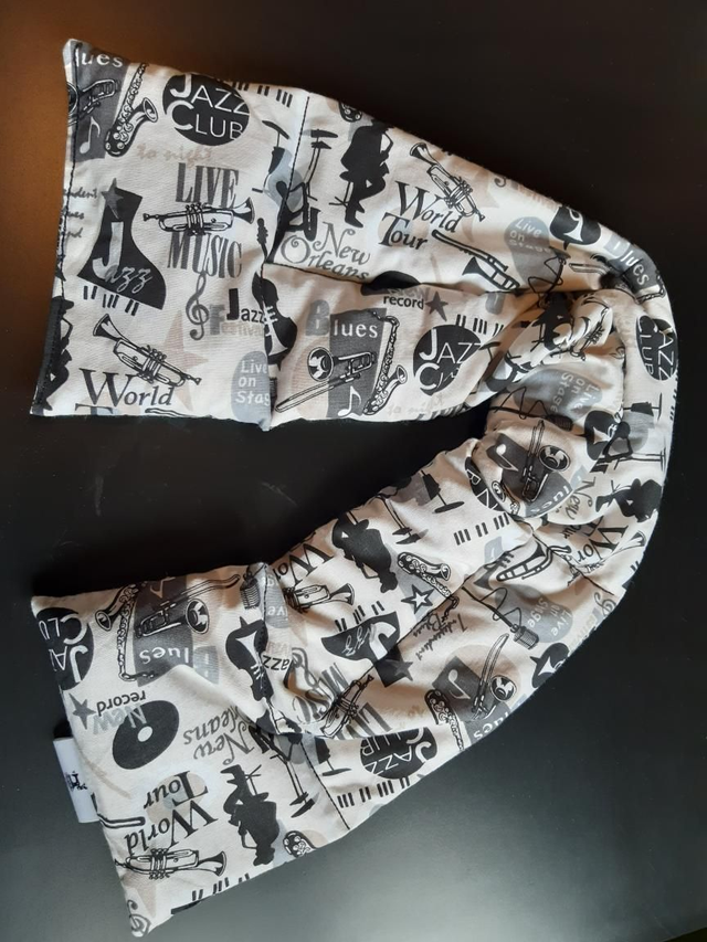 Bouillotte Longue &quot;JAZZ N&amp;B&quot;