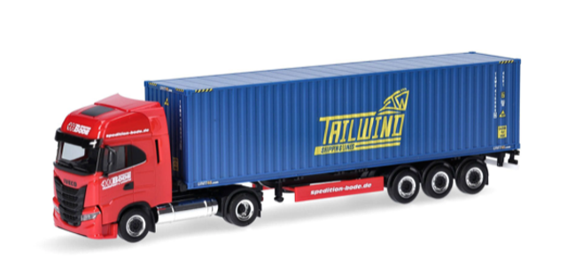 Iveco S-Way LNG "Trailwind Container" Herpa 1:87