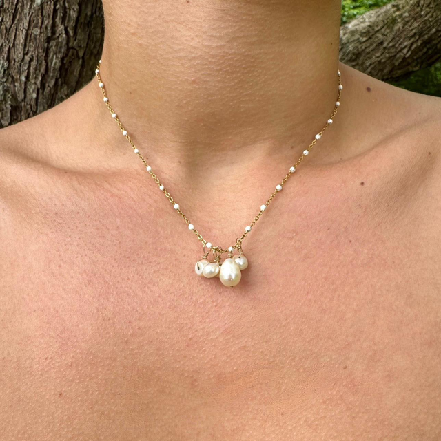 Collier Éclats Bouquet de Perles 1