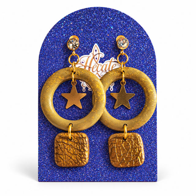 Boucles d'oreilles Etoile