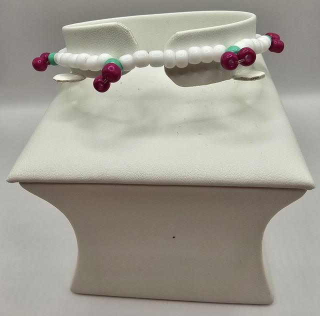 Beaded cherry Bracelet.