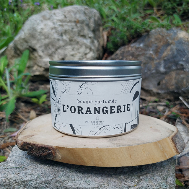 Bougie végétale parfumée L'ORANGERIE