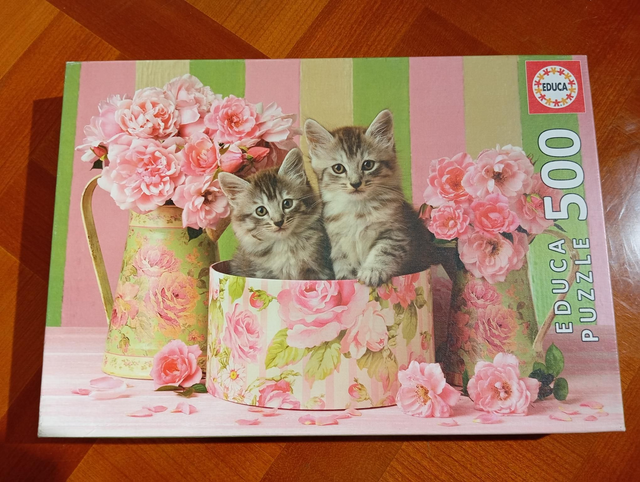 Puzzle Educa 500 pièces petits chatons