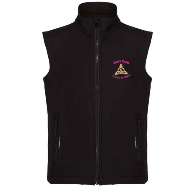 Regatta Irish Dancing Soft Shell Bodywarmer in Black 