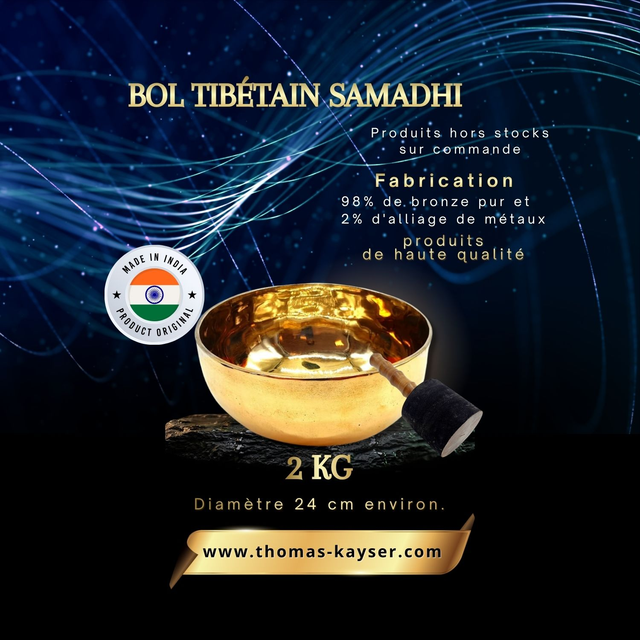 Bol Chantant Tibétain Samadhi 2kg