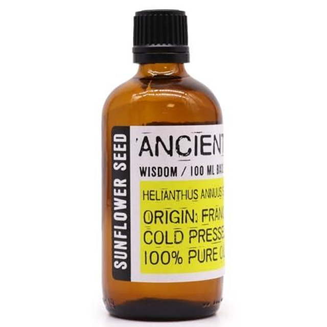 Sunflower Seed Base Oil 100ml Ancient Wisdom 