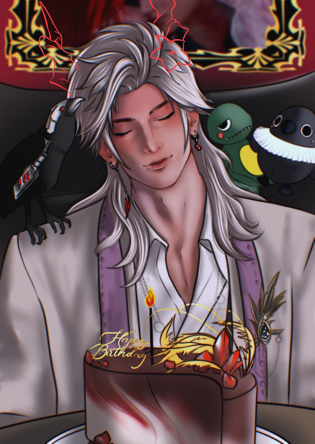 Birthday Boy Sylus A4 Foil Print