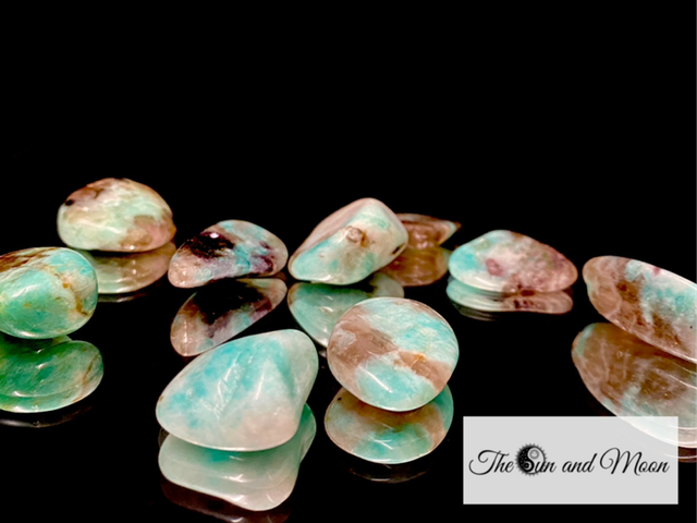 Amazonite With Smokey Quartz