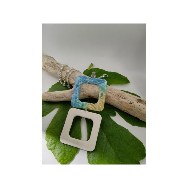 Collection plage bi couleur carré 