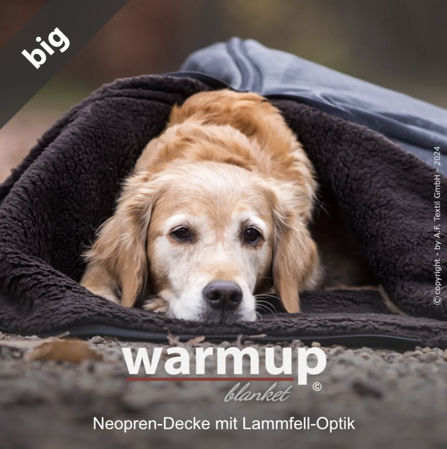 Warmup Blanket Big, Hundedecke Action Factory