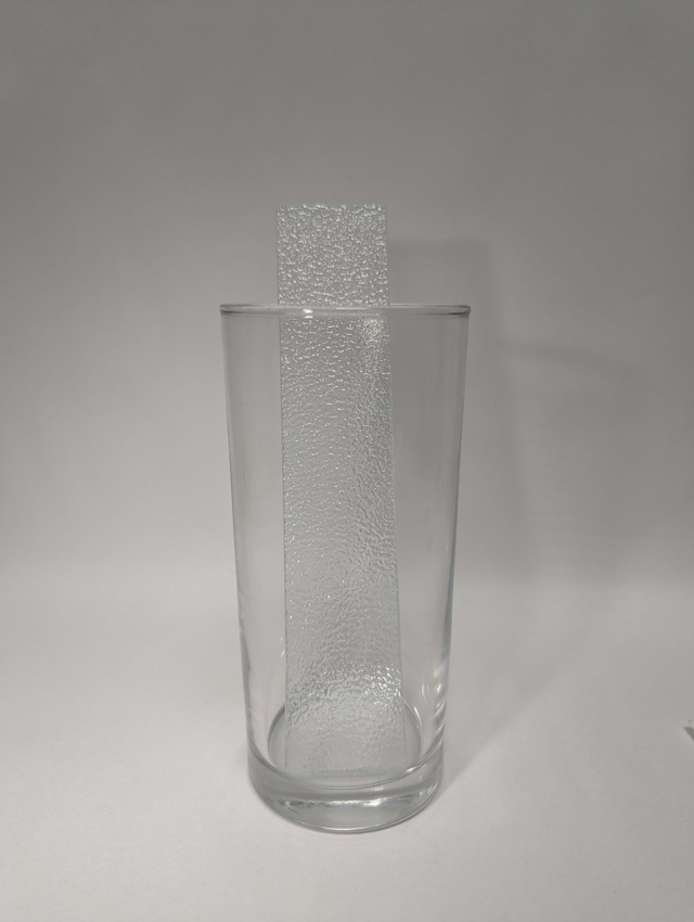 Touillette verre texturé
