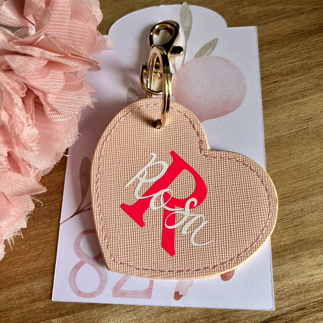 Portachiavi ecopelle saffiano