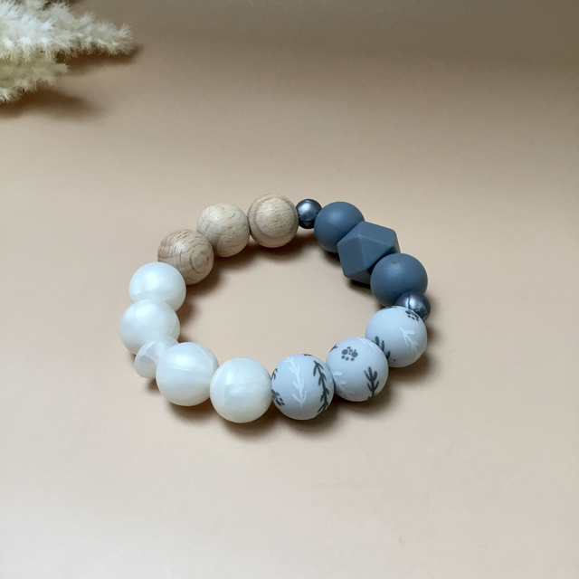 Jouet de dentition Monstera gris