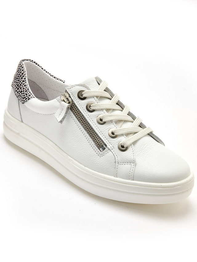 Baskets Pediconfort mode zip et lacets