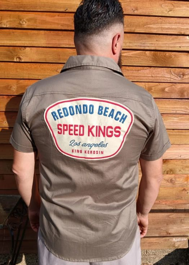 Chemisette kaki "Redondo Beach"
